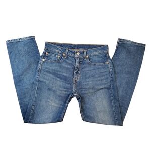 Levi's 505 Mens Blue Straight Denim Jeans Size 32x32